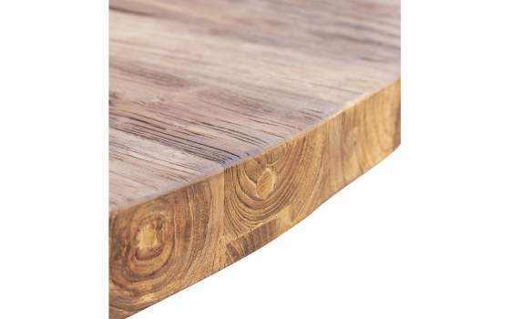 Mesa Comedor Redonda Teca 140 cm - Serie Orlando