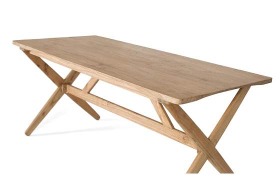 Mesa Comedor Rustica Actual de 180 cm Serie Ammon