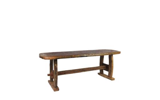 Mesa Comedor Rustica Grande Madera de Teca Serie Aiclado