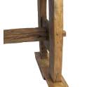 Mesa Comedor Rustica Grande Madera de Teca Serie Aiclado
