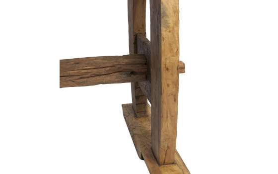 Mesa Comedor Rustica Grande Madera de Teca Serie Aiclado