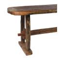 Mesa Comedor Rustica Grande Madera de Teca Serie Aiclado
