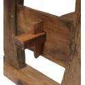 Mesa Comedor Rustica Grande Madera de Teca Serie Aiclado