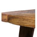 Mesa Comedor Rustica Grande Madera de Teca Serie Aiclado