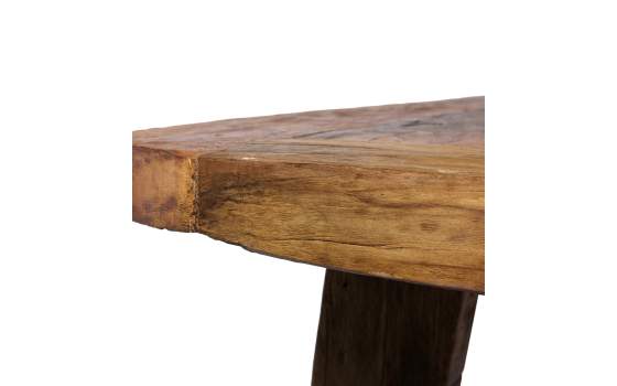 Mesa Comedor Rustica Grande Madera de Teca Serie Aiclado