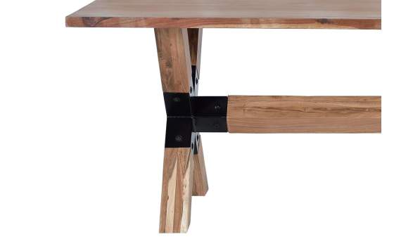Mesa Comedor Rustica Industrial 4 Tamaños Serie Antron