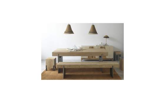 Mesa Comedor Rustica Industrial Grande Serie Denisen