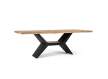 Mesa Comedor Rustica Industrial Madera Natural y Hierro Alquezar