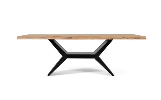 Mesa Comedor Rustica Industrial Madera Natural y Hierro Alquezar