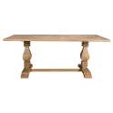 Mesa Convento Pata Tallada Madera Mango Serie Alando