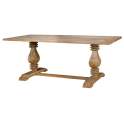 Mesa Convento Pata Tallada Madera Mango Serie Alando