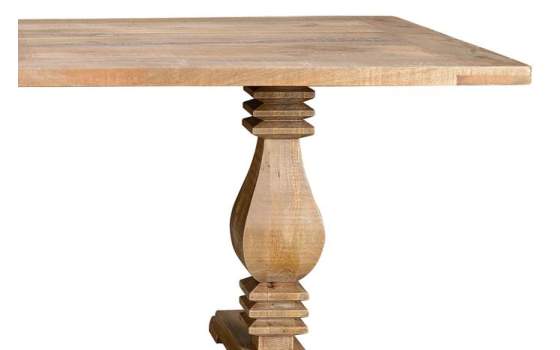 Mesa Convento Pata Tallada Madera Mango Serie Alando