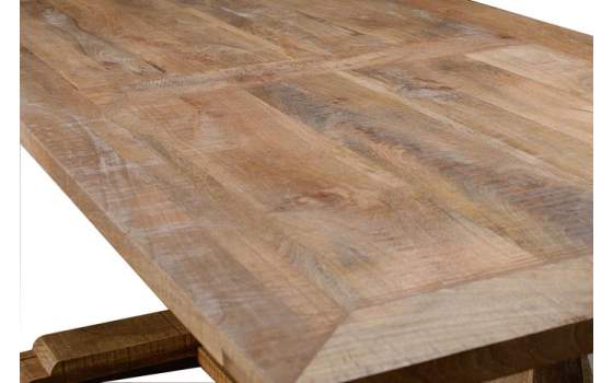 Mesa Convento Pata Tallada Madera Mango Serie Alando