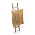 Mesa Cuadrada Jardin Madera Teca Plegable Serie Snick