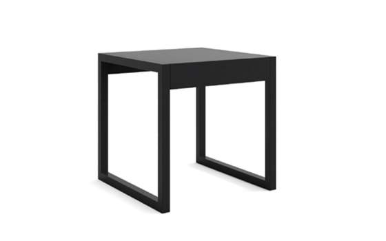 Mesa Cuadrada Rincon Acero Moderna Serie Athose