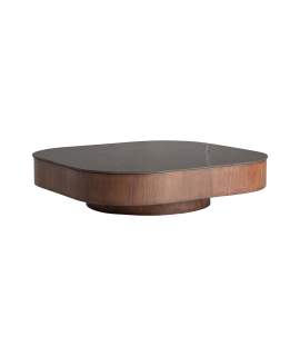 Mesa de Centro 100 Nogal y Marmol – Serie Neufs