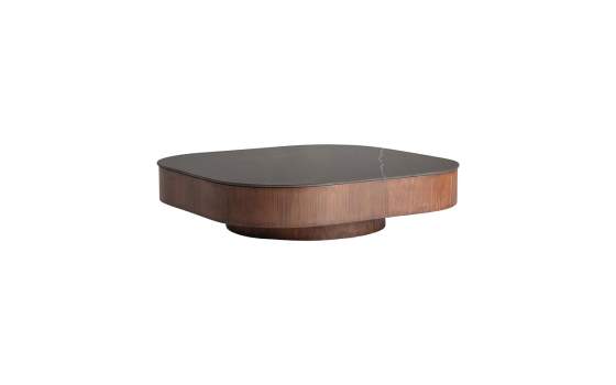Mesa de Centro 100 Nogal y Marmol – Serie Neufs
