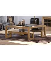 Mesa de Centro 2 Tamaños Cuadro Roble Amkera