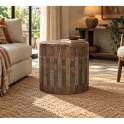 Mesa de Centro 51 cm Madera Reciclada - Serie Agarden