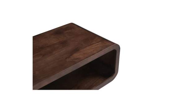 Mesa de Centro Actual 120 cm Color Nogal - Serie Acheu
