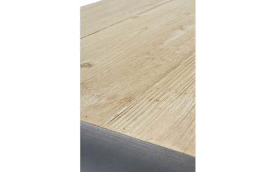 Mesa de Centro Bicolor Diseño Moderno Serie Metallic