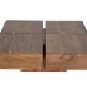Mesa de Centro Cafetera Madera Acacia Cuadrada Aratany Mesa de Centro Cafetera Madera Acacia Cuadrada Aratany