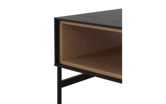 Mesa de Centro Chapada Fresno Negro 1 Cajon Serie Antibre Mesa de Centro Chapada Fresno Negro 1 Cajon Serie Antibre