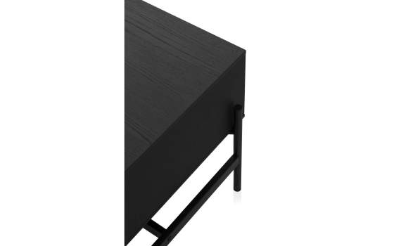 Mesa de Centro Chapada Fresno Negro 1 Cajon Serie Antibre Mesa de Centro Chapada Fresno Negro 1 Cajon Serie Antibre