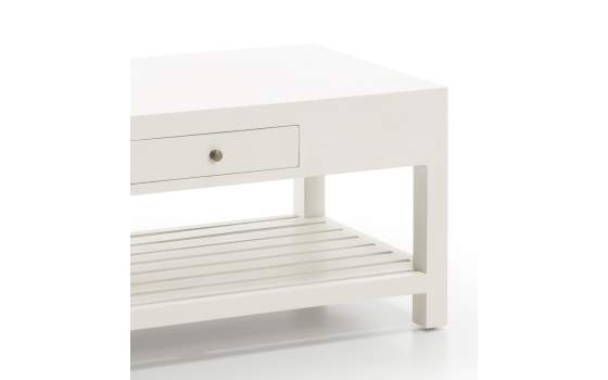 Mesa de Centro Colonial Blanca Serie New White