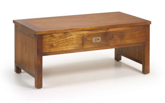 Mesa de Centro Colonial Elevable 2 Cajon Serie Star