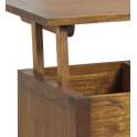 Mesa de Centro Colonial Elevable 2 Cajon Serie Star