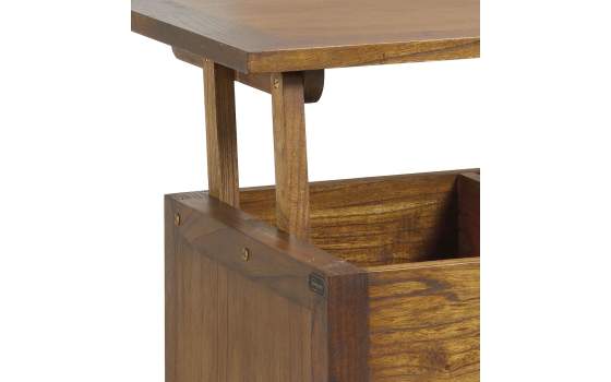 Mesa de Centro Colonial Elevable 2 Cajon Serie Star