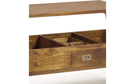 Mesa de Centro Colonial Elevable 2 Cajon Serie Star