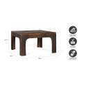 Mesa de Centro Cuadrada Madera Reciclada - Agarden