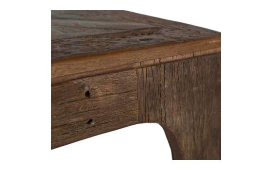 Mesa de Centro Cuadrada Madera Reciclada - Agarden
