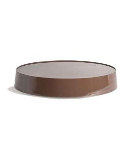 Mesa de Centro Diseño Modernista Lacado Marron Serie Trubia