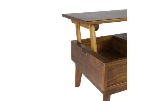 Mesa de Centro Elevable Bicolor Estilo Colonial Artict