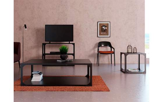 Mesa de Centro Estilo industrial Chapa de Acero Dustriasl Mesa de Centro Estilo industrial Chapa de Acero Dustriasl