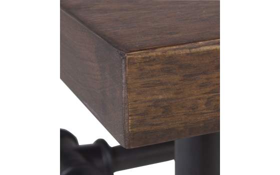 Mesa de Centro Estilo Rustico Industrial Vintage Serie Pipa