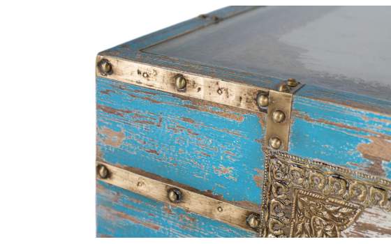 Mesa de Centro Grande Diseño Oriental en Colores Serie Borgala