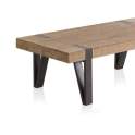 Mesa de Centro Industrial Madera Metal Serie Albent