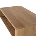 Mesa de Centro Madera Mango con Estante Serie Adyer Mesa de Centro Madera Mango con Estante Serie Adyer