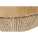 Mesa de Centro Oval Madera Mango Natural Serie Myra