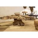 Mesa de Centro Raiz de Teca Grande Rustica Serie Awiot