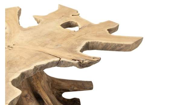 Mesa de Centro Raiz de Teca Grande Rustica Serie Awiot