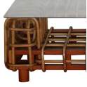 Mesa de Centro rattan Natural Serie Enrejado