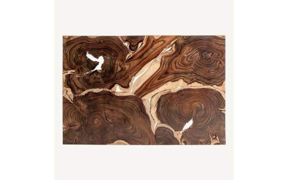 Mesa de Centro Rectangular madera Pasania Serie Sabha