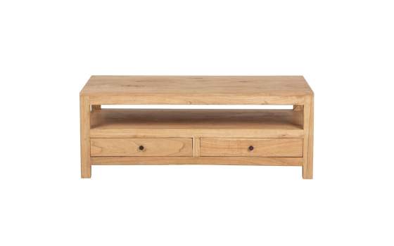 Mesa de Centro Rustica 2 Cajones - Serie Apelby