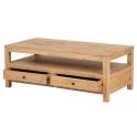 Mesa de Centro Rustica 2 Cajones - Serie Apelby