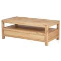 Mesa de Centro Rustica 2 Cajones - Serie Apelby